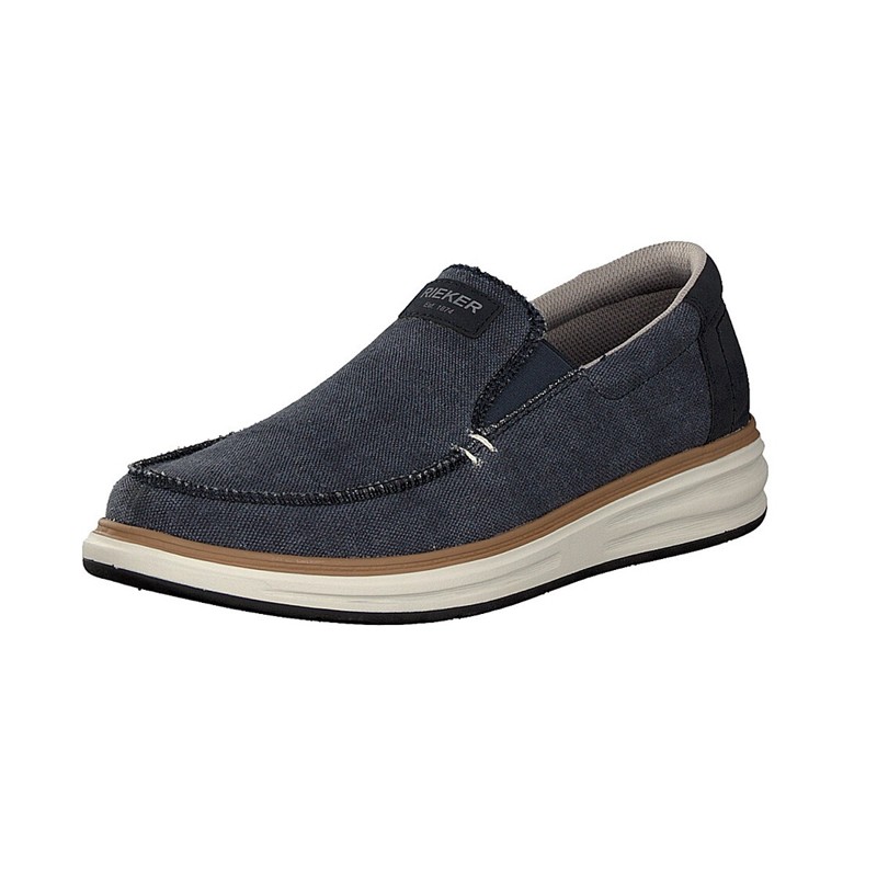 Slip On Rieker B6350-14 Para Homem - Azuis